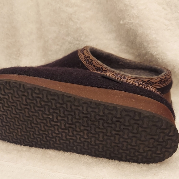 L.L.Bean Wool Clogs Black 7 - Picture 4 of 9